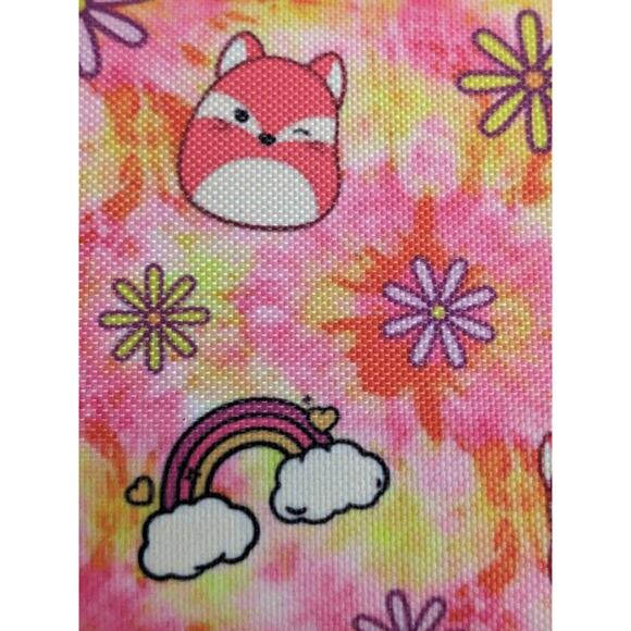 Squishmallows Fifi the Fox Tri Fold Wallet Nylon Velclosure New Kellytoys 4.5” - Picture 7 of 7